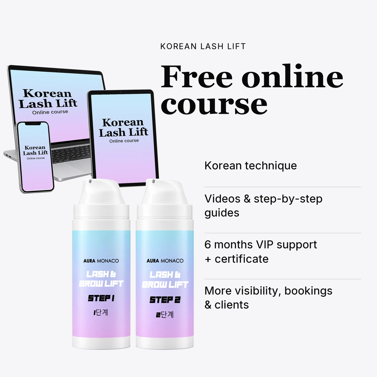 Korean Lash Lift online masterclass